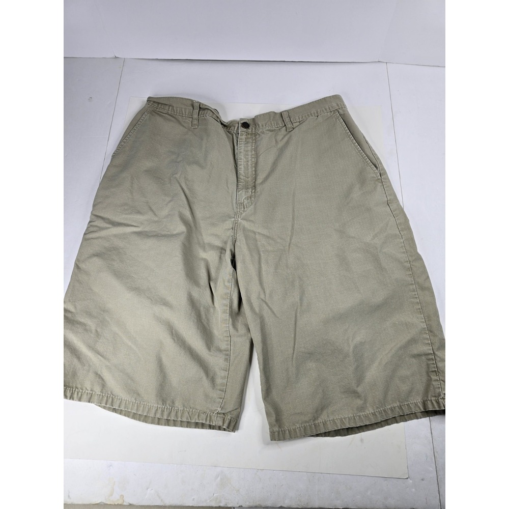 Men's Dickies Ripstop Chino Shorts Mens Size 36‎ Brown Duck Fishing Beach Golf